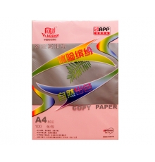 旗艦 A4 80g 進(jìn)口彩色復(fù)印紙（桃紅色，100張/包，25包/箱）