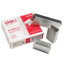 得力(deli) 0014 厚層訂書針 23/23 （1000支/盒，5盒/封）