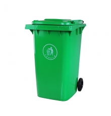 環(huán)衛(wèi)桶/垃圾桶 中號 帶蓋附配套小輪（100L，外：480*460*790mm）