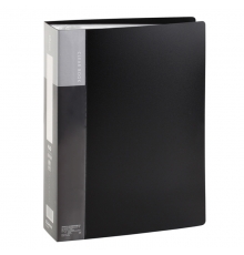 齊心(COMIX) PF60AK 經(jīng)濟(jì)型資料冊 A4 60頁 黑色（6本/箱）