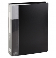 齊心(COMIX) PF100AK-1 經(jīng)濟(jì)型資料冊 A4 100頁 黑色（8本/箱）