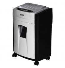 得力（Deli）9955 集體辦公型碎紙機（13L紙桶容量、可帶釘碎紙、單次碎紙能力6張S3級保密）