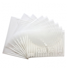 得力（deli）透明按扣文件袋 5502（混色，A4，10個(gè)/包）