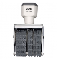 得力（deli）日期印 7527（5mm；12個/盒）