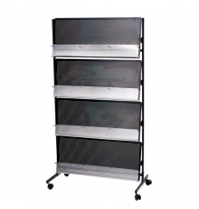 得力（deli）9312豪華型雜志架（730*360*1320mm）