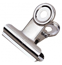 得力(deli)不銹鋼圓型票夾 29mm 5# 9525（6只/打，72只/盒）按打售