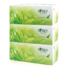 心相印盒裝茶語(yǔ)抽紙 H200（200抽，3盒/提，36盒/箱）按提售