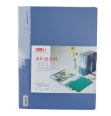得力(deli) 5010 資料冊 A4 10頁 藍(lán)色（20本/箱）