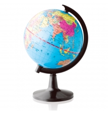 得力（deli）3031 旋轉(zhuǎn)世界地球儀(Ф106mm) 教學(xué)研究必備