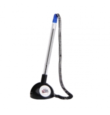 GENVANA/金萬(wàn)年 G-838 帶繩桌面電話筆 0.5mm 藍(lán)色 原子筆臺(tái)筆 電話圓珠 辦公臺(tái)筆