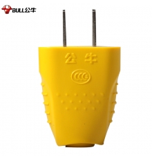 公牛（BULL） 插頭二三腳插頭3腳空調(diào)插 10a/16a插頭2腳電線電源插頭插座/無線/自行接線 GNT-10L4二腳10A插頭